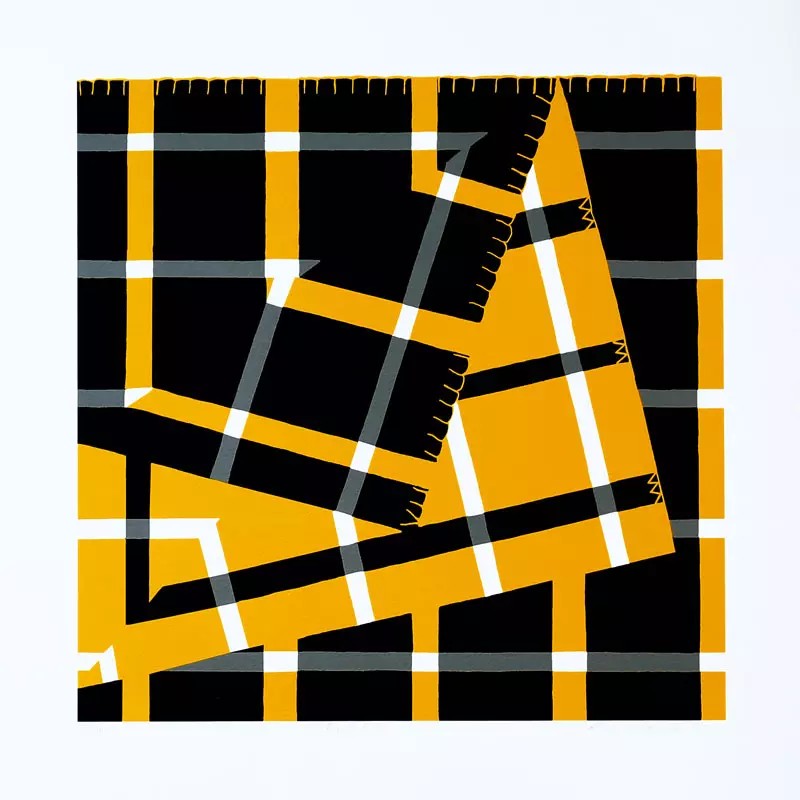 Checkered Blanket, 2014, Giclée, av Ann Makander