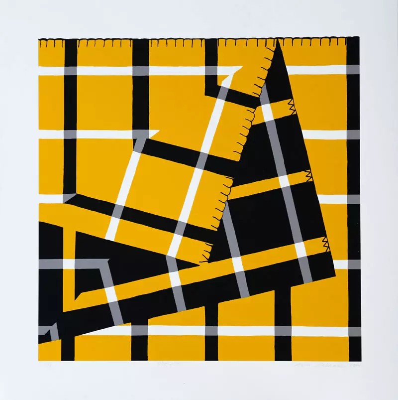 Folded Blanket, 2014, Giclée, av Ann Makander